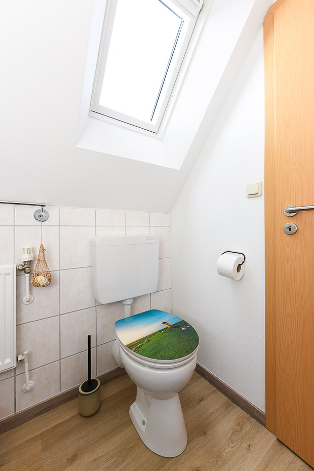 Ferienhaus „Moorgeist“ - separates WC im Obergeschoss