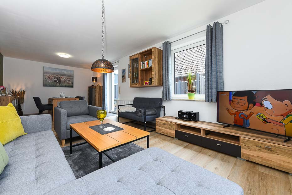 Ferienhaus „Moorgeist“ - Wohnzimmer