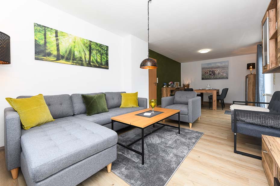 Ferienhaus „Moorgeist“ - Wohnzimmer