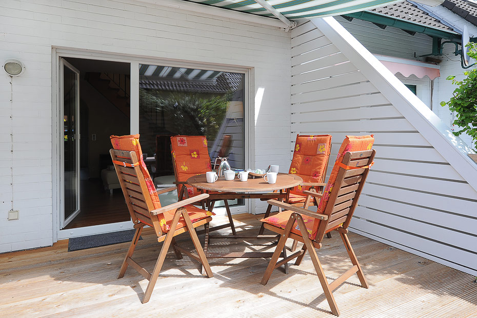 Ferienhaus „Nike“ - Terrasse