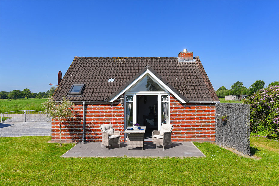 Ferienhaus „Nordseekate“ - Terrasse