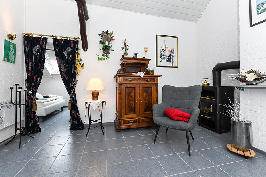 Ferienhaus „Nordseekate“ - Wohnzimmer