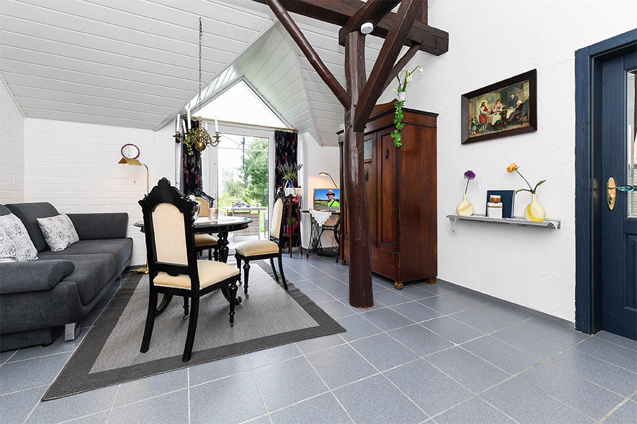 Ferienhaus „Nordseekate“ - Wohnzimmer