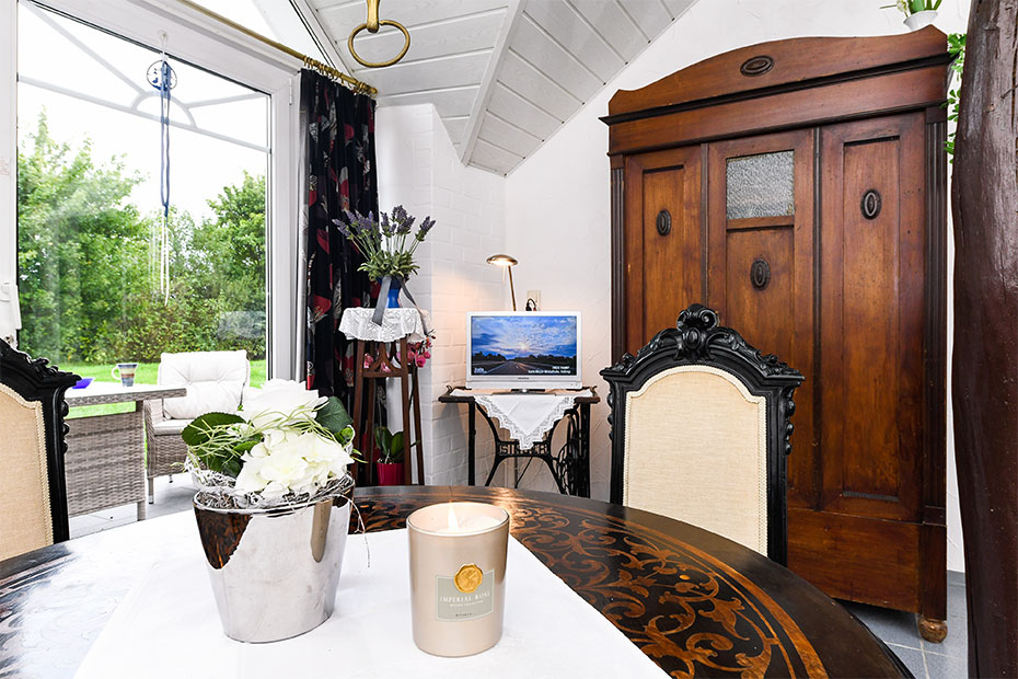 Ferienhaus „Nordseekate“ - Wohnzimmer
