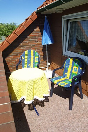 Ferienwohnung „Riegstra“ - Balkon