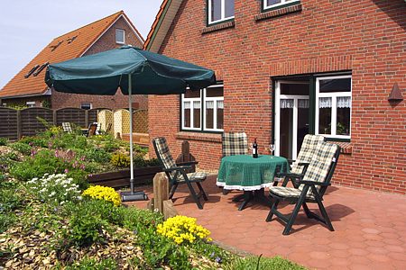 Ferienwohnung 1 - Terrasse