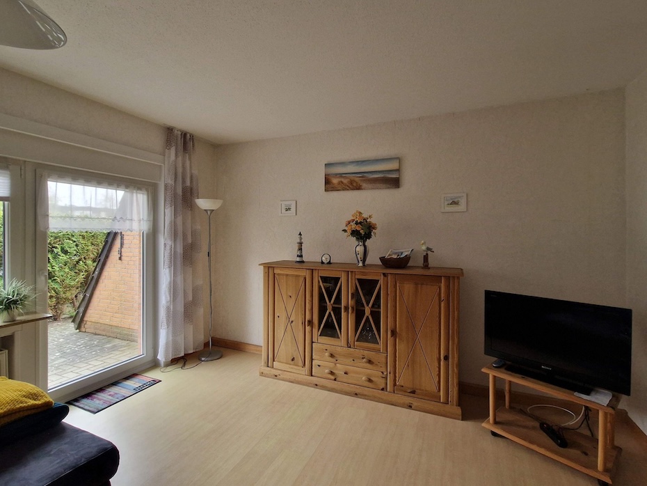 Ferienhaus „Schlatt“ - Wohnzimmer mit Essgruppe