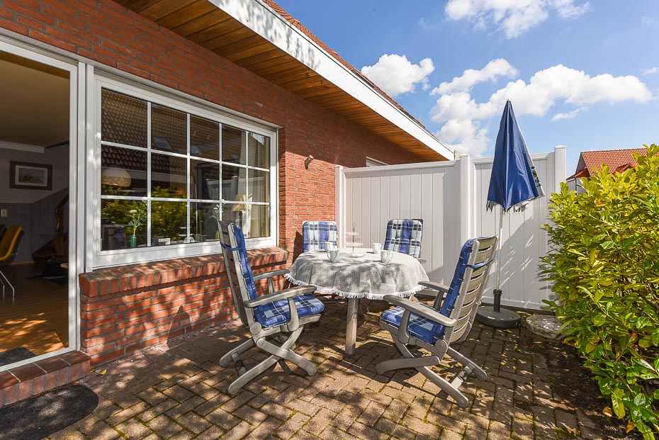 Ferienhaus „Nordliebe“ - Terrasse