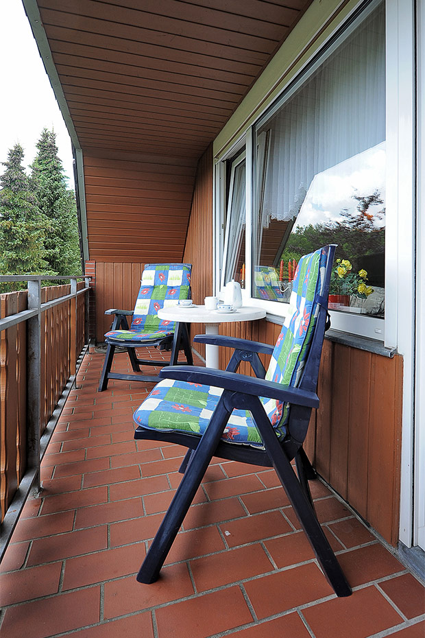 Ferienwohnung groß - Loggia