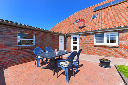 Ferienwohnung V - Terrasse