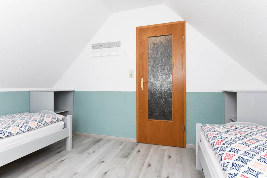 Ferienhaus - Schlafzimmer 2/Kinderzimmer im Obergeschoss