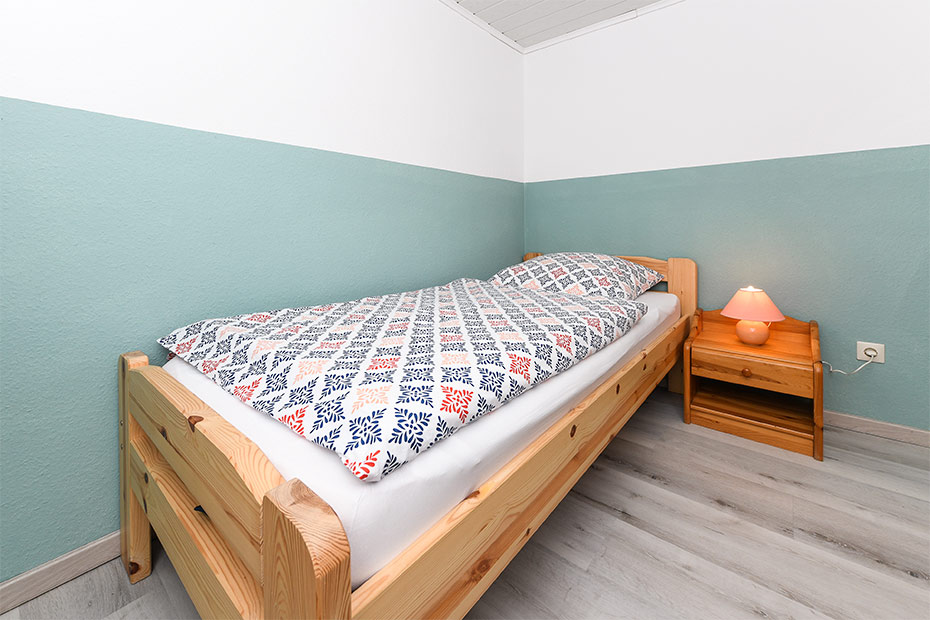 Ferienhaus - Schlafzimmer 3/Kinderzimmer im Erdgeschoss