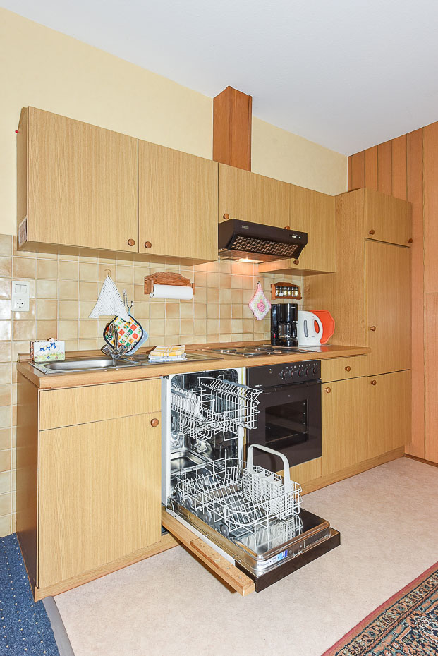 Ferienwohnung „Deichblick“ - Wohnraum mit integrierter Küche