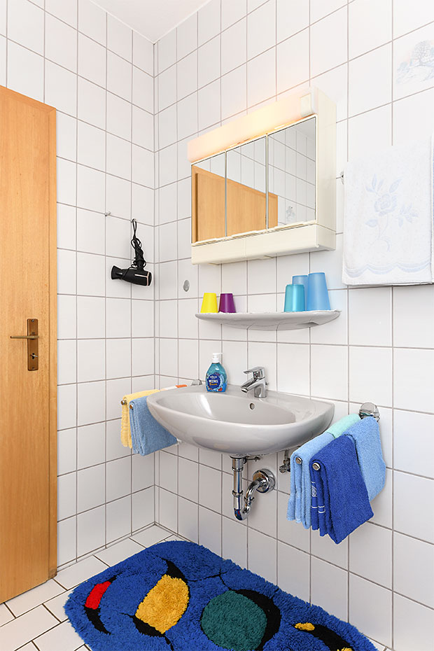 Ferienwohnung „Landblick“ - Badezimmer