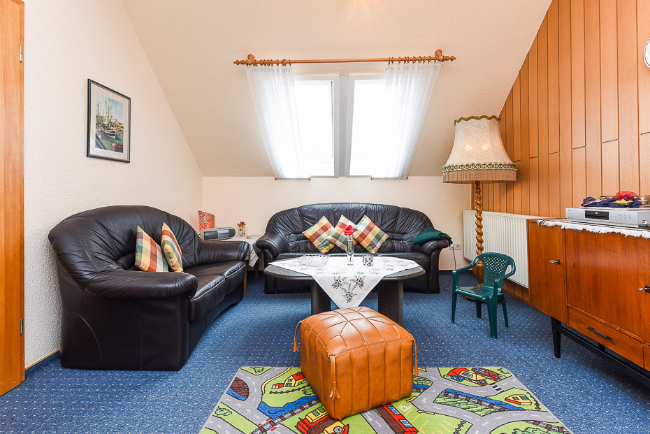 Ferienwohnung „Landblick“ - Wohnraum mit integrierter Küche