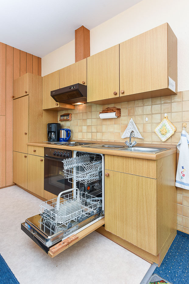 Ferienwohnung „Landblick“ - Wohnraum mit integrierter Küche