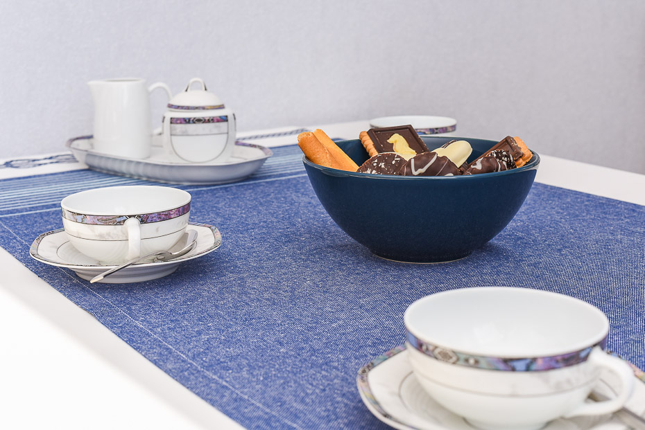 Ferienwohnung „Weideblick“ - Wohnzimmer mit integriertem Küchenbereich