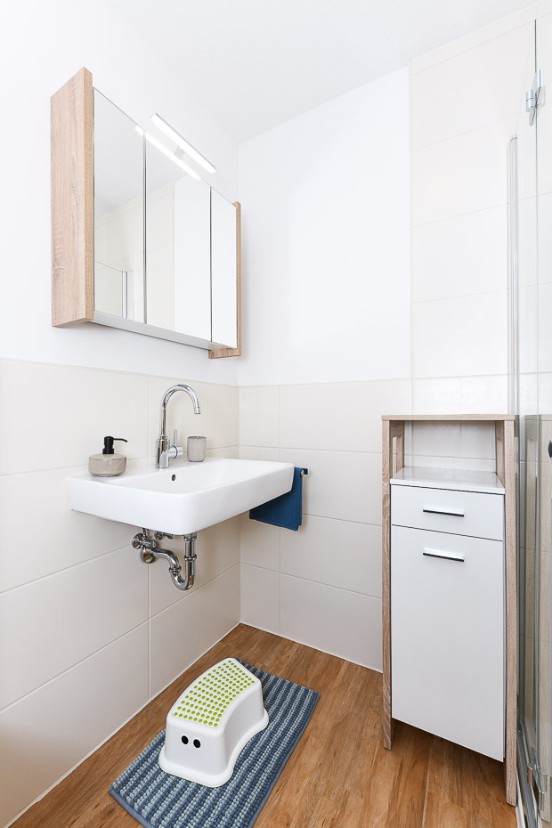 Ferienwohnung „Löwenzahn“ - Badezimmer