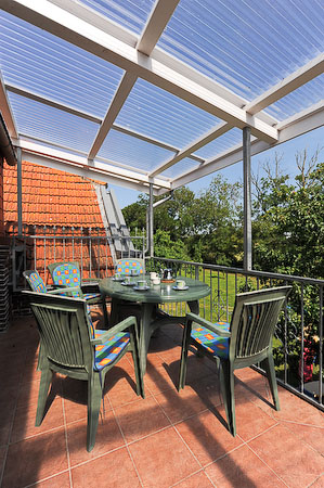 Ferienwohnung „Oben“ - Loggia