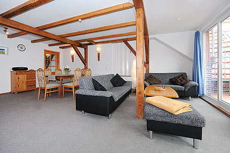 Ferienwohnung „Oben“ - Wohnzimmer