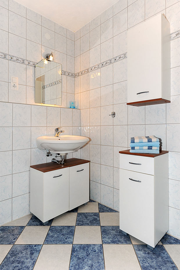 Ferienwohnung „Krabbe“ (Nr. 2) - Badezimmer