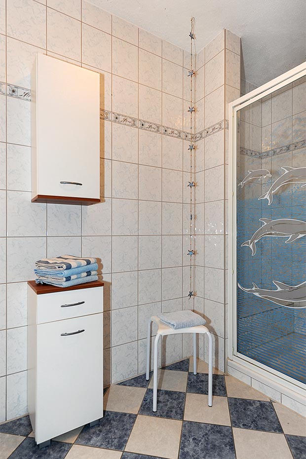Ferienwohnung „Krabbe“ (Nr. 2) - Badezimmer