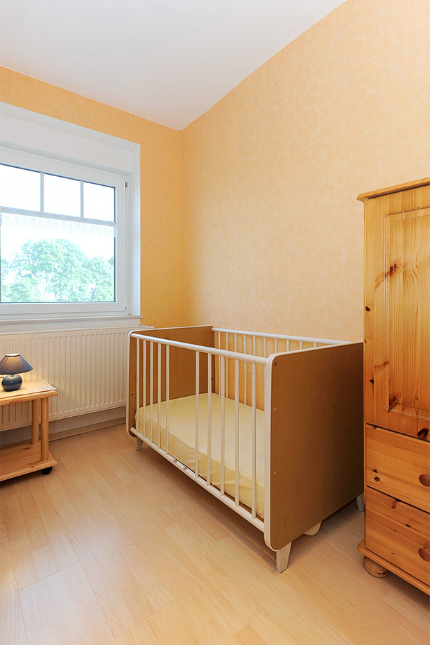 Ferienwohnung „Möwe“ (Nr. 1) - Schlafzimmer 2/Kinderzimmer