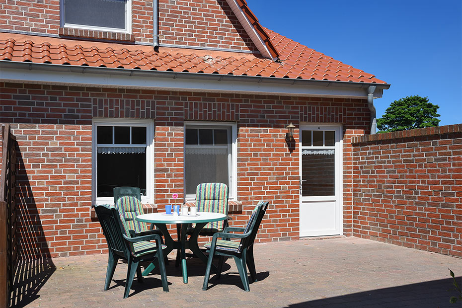 Ferienwohnung „Muschel“ (Nr. 4) - Terrasse