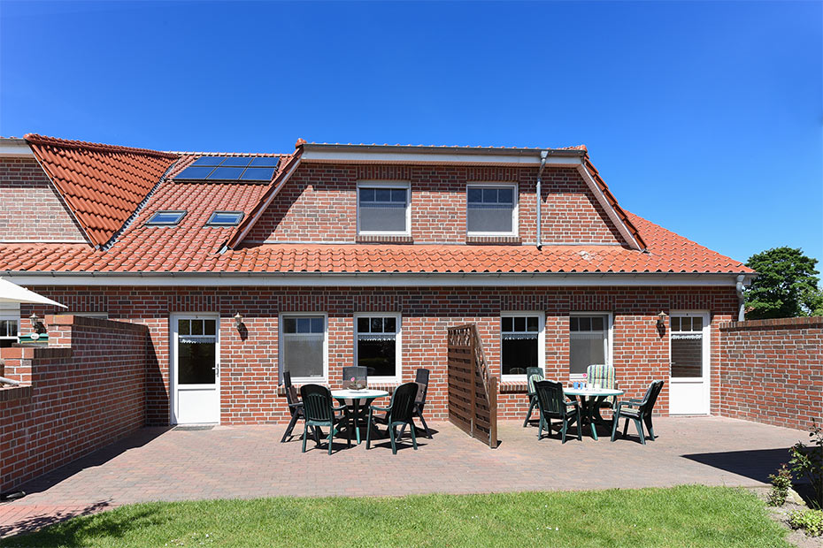 Ferienwohnung „Muschel“ (Nr. 4) - Terrasse (rechts auf dem Foto)