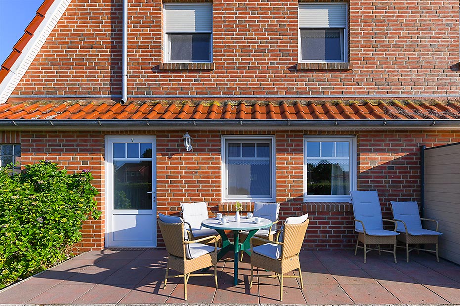 Ferienwohnung „Seestern“ (Nr. 3) - Terrasse