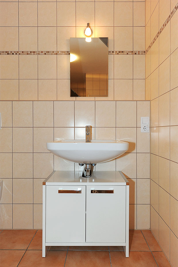 Ferienwohnung „Strandkorb“ (Nr. 5) - Badezimmer