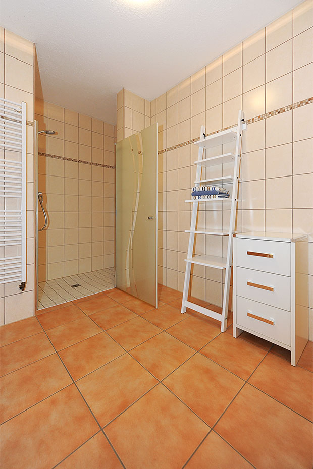 Ferienwohnung „Strandkorb“ (Nr. 5) - Badezimmer