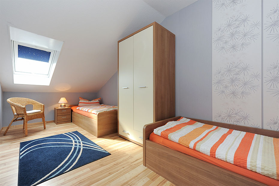 Ferienwohnung „Strandkorb“ (Nr. 5) - Schlafzimmer 2/Kinderzimmer