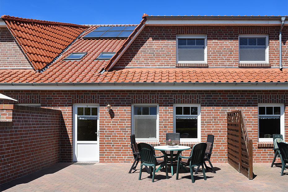 Ferienwohnung „Strandkorb“ (Nr. 5) - Terrasse