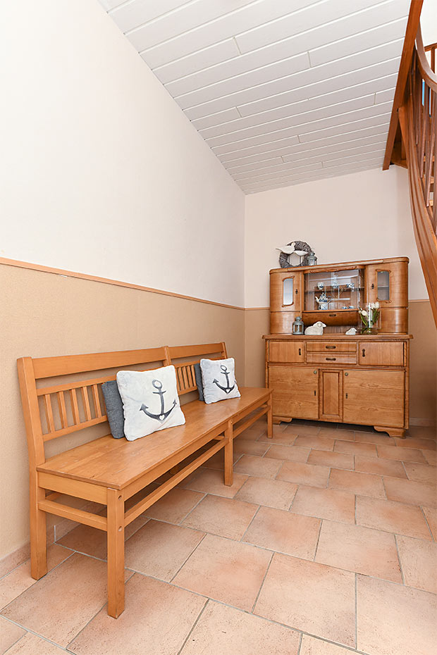 Ferienwohnung „Wattwurm“ (Nr. 6) - Eingangsbereich der Ferienwohnung