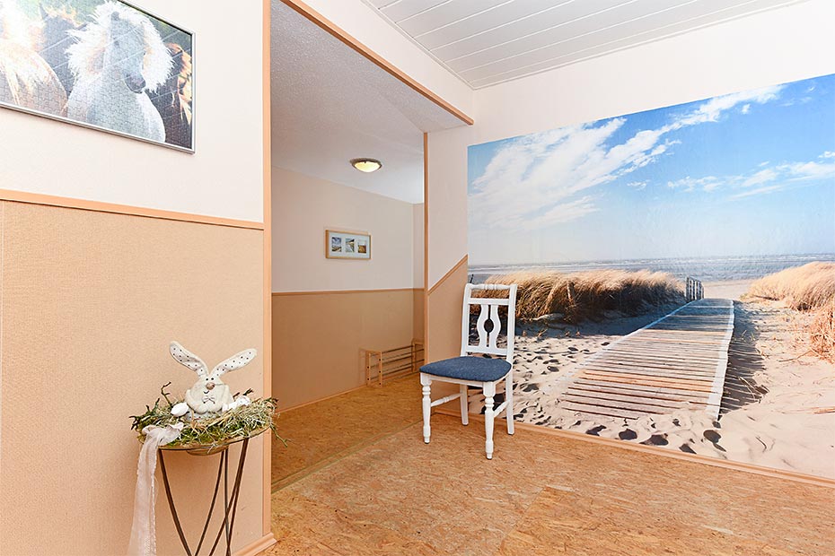 Ferienwohnung „Wattwurm“ (Nr. 6) - Eingangsbereich der Ferienwohnung