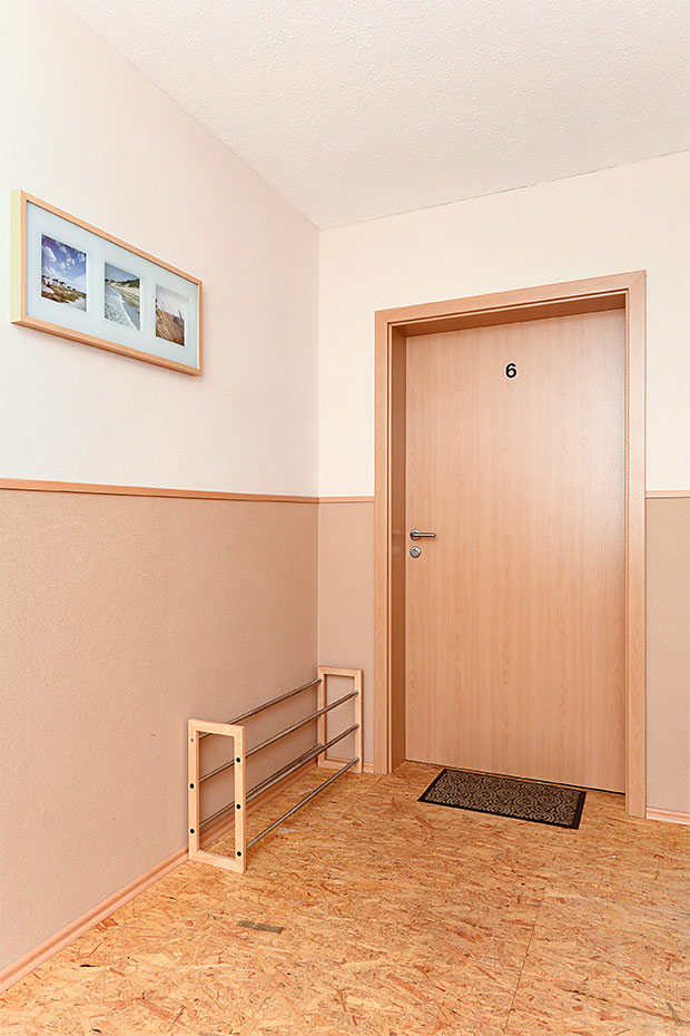 Ferienwohnung „Wattwurm“ (Nr. 6) - Eingangsbereich der Ferienwohnung