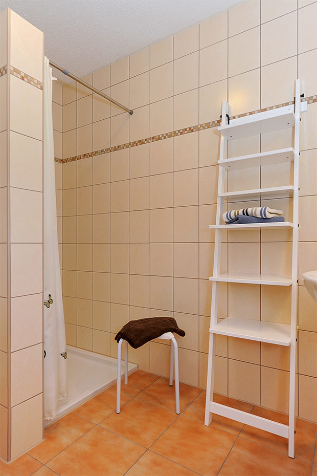 Ferienwohnung „Wattwurm“ (Nr. 6) - Badezimmer