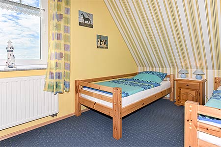 Ferienwohnung „Deichwind“ - Schlafzimmer 2/Kinderzimmer
