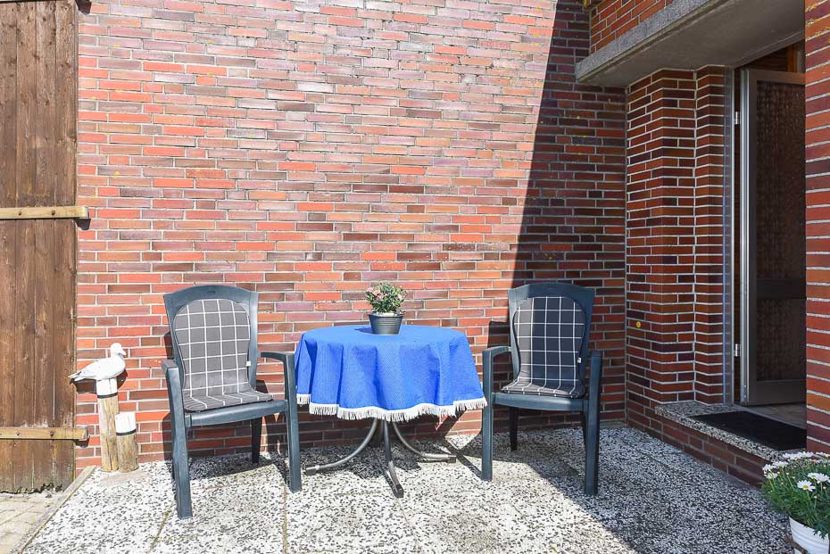 Ferienwohnung „Abendstern“ - Terrasse