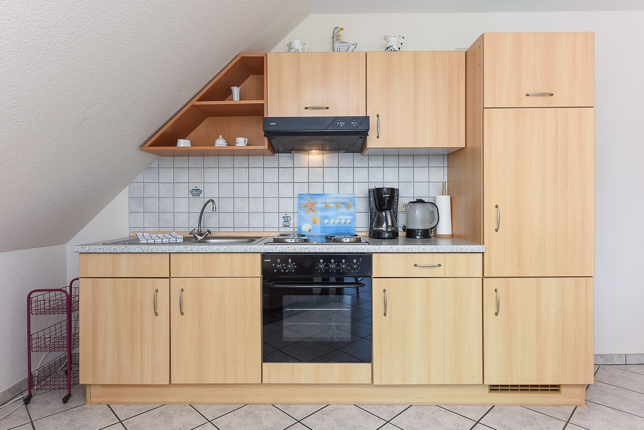 Ferienwohnung „Fresena“ - Wohnraum mit integrierter Küche