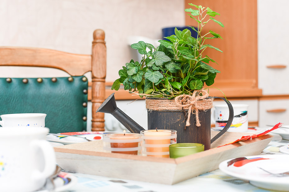 Ferienwohnung „Peerstall“ - Wohnzimmer mit integriertem Küchenbereich