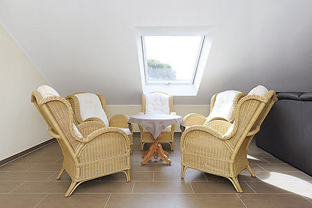 Ferienwohnung „Meerblick“ - Wohnzimmer