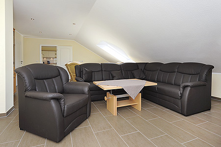 Ferienwohnung „Meerblick“ - Wohnzimmer