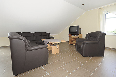 Ferienwohnung „Meerblick“ - Wohnzimmer