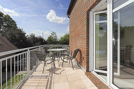 Ferienwohnung „Seestern“ - Balkon