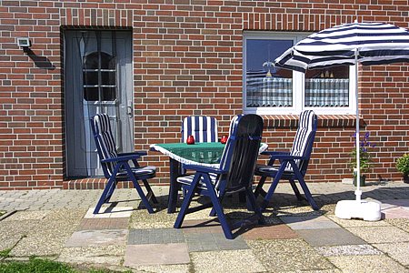 Ferienwohnung „Seewind“ - Terrasse