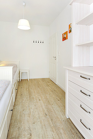 Ferienwohnung „An't Peerstall“ - Schlafzimmer 2/Kinderzimmer