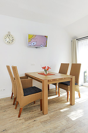 Ferienwohnung „An't Peerstall“ - Wohn- und Schlafraum