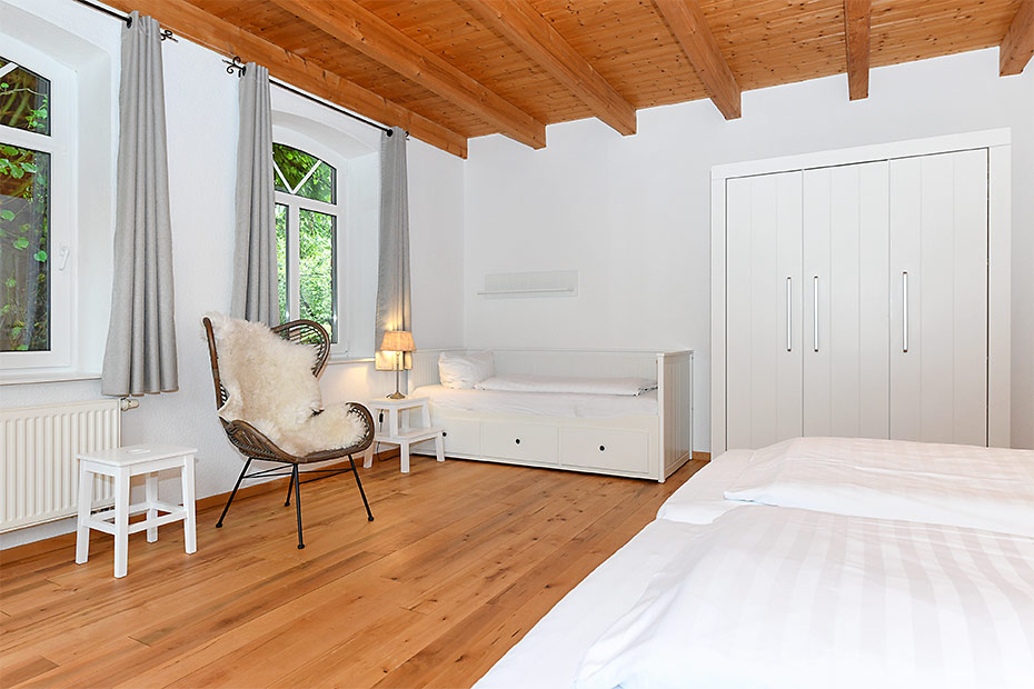 Ferienwohnung Deichwohnung - Schlafzimmer 1